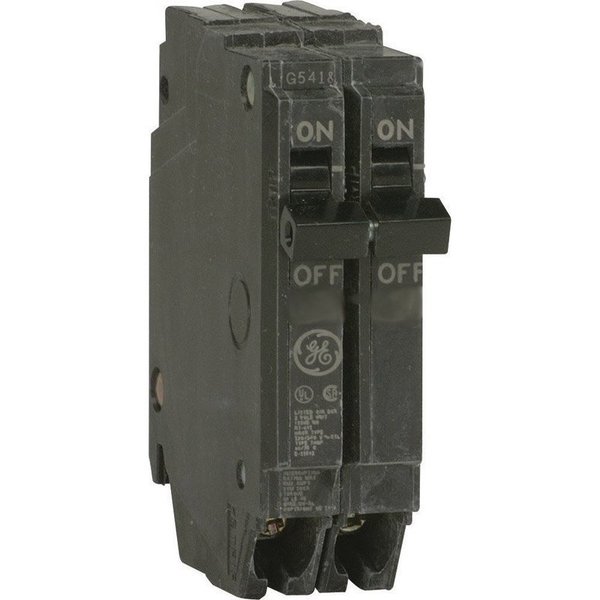 Ge Current Circuit Breaker, THQP Series 50A, 2 Pole, 120/240V AC THQP250